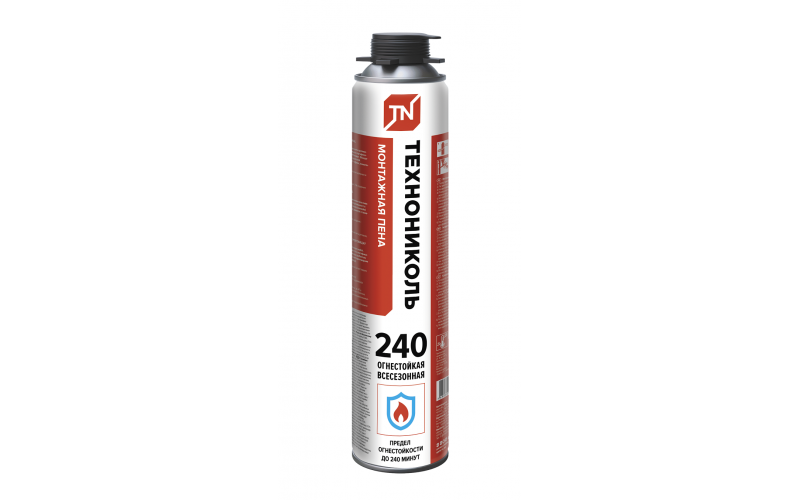Пена проф. монтажная огнестойкая ТЕХНОНИКОЛЬ 240 PROFESSIONAL 810гр