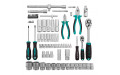 Набор инструментов, 1/2", 1/4", CrV, пластиковый кейс 69 предметов Stels
