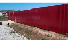 Профлист С-8*1150-A ПЭ-01-3005, 2000*1200мм, Красное вино-0.4
