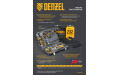 Набор инструментов, 1/2", 1/4", CrV, S2, пластиковый кейс, 109 предметов Denzel