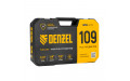 Набор инструментов, 1/2", 1/4", CrV, S2, пластиковый кейс, 109 предметов Denzel