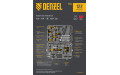 Набор инструментов, 1/2", 1/4", CrV, S2, пластиковый кейс, 122 предмета Denzel